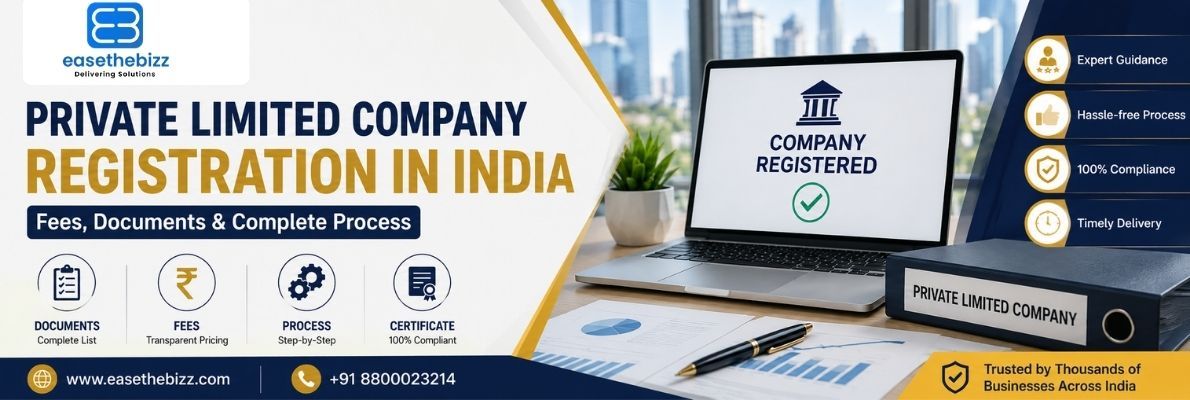 Private Limited Company Registration in India: Fees, Documents & Complete Process